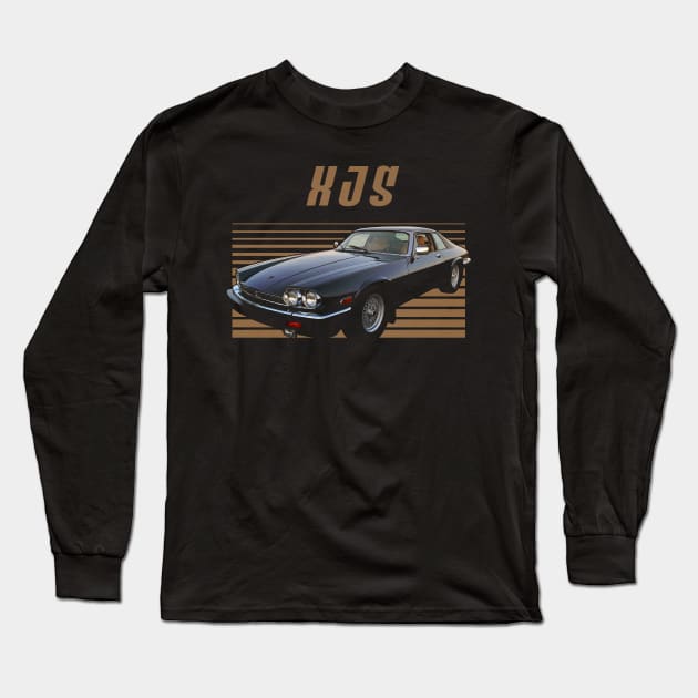 Jaguar XJS 1989 Awesome Automobile Long Sleeve T-Shirt by NinaMcconnell